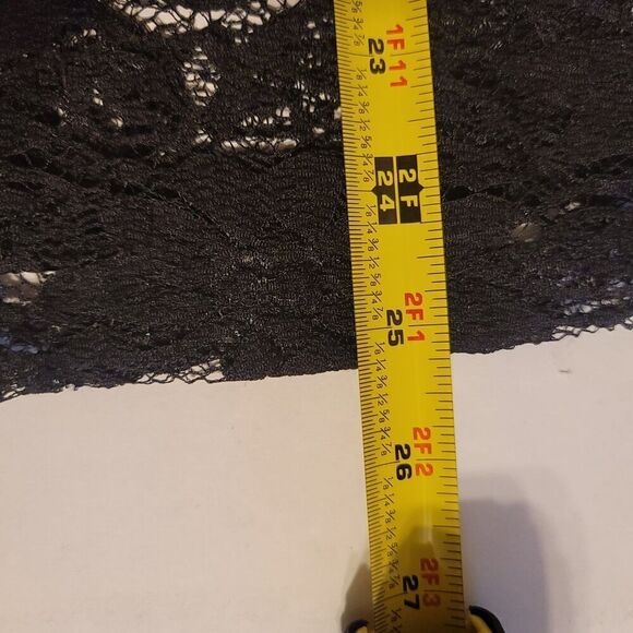 Dots Black Lace Cami Top Size S - Picture 5 of 6